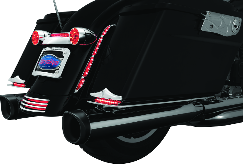 Kuryakyn L.E.D. Turn Signal Bar Filler Panel Red Kuryakyn L.E.D. Turn Signal Bar Filler Panel Red