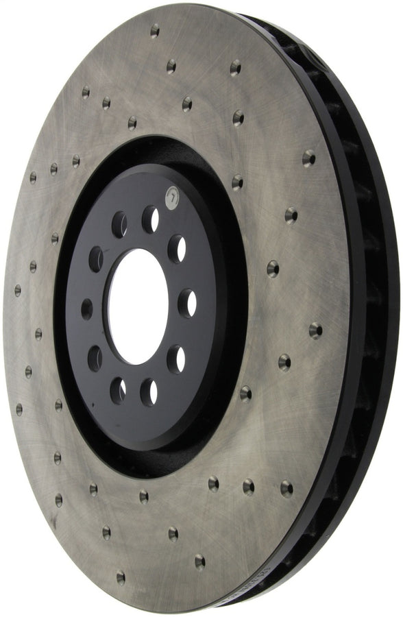 StopTech 04-06 Audi TT Quattro / 04 VW Golf R32 AWD Drilled Left Front Rotor StopTech 04-06 Audi TT Quattro / 04 VW Golf R32 AWD Drilled Left Front Rotor