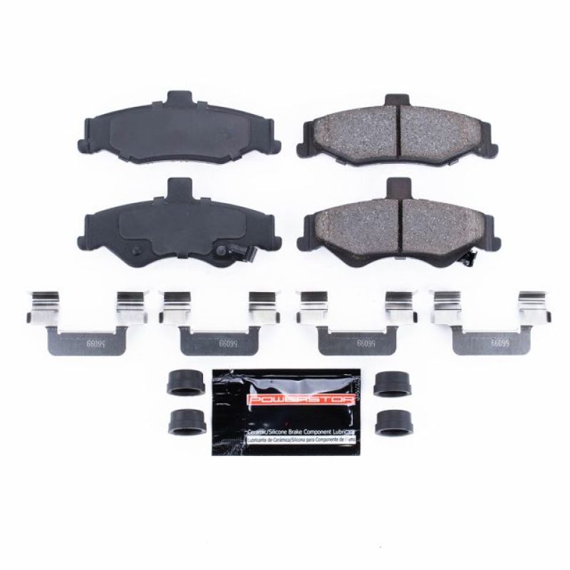 Power Stop 98-02 Chevrolet Camaro Rear Z23 Evolution Sport Brake Pads w/Hardware Power Stop 98-02 Chevrolet Camaro Rear Z23 Evolution Sport Brake Pads w/Hardware