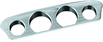 Kuryakyn Tri-Line Gauge Trim 14-Up Touring Models Chrome