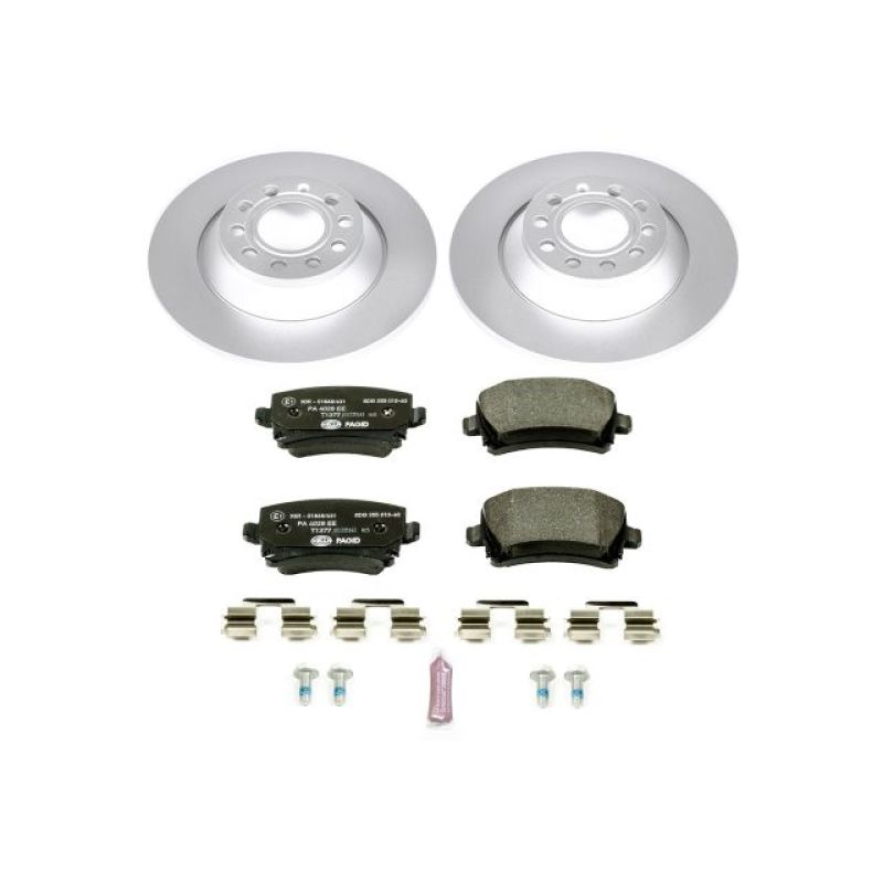 Power Stop 05-11 Audi A6 Rear Euro-Stop Brake Kit Power Stop 05-11 Audi A6 Rear Euro-Stop Brake Kit