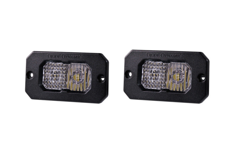 Diode Dynamics Stage Series 2in LED Pod Pro - White Combo Flush ABL (Pair) Diode Dynamics Stage Series 2in LED Pod Pro - White Combo Flush ABL (Pair)