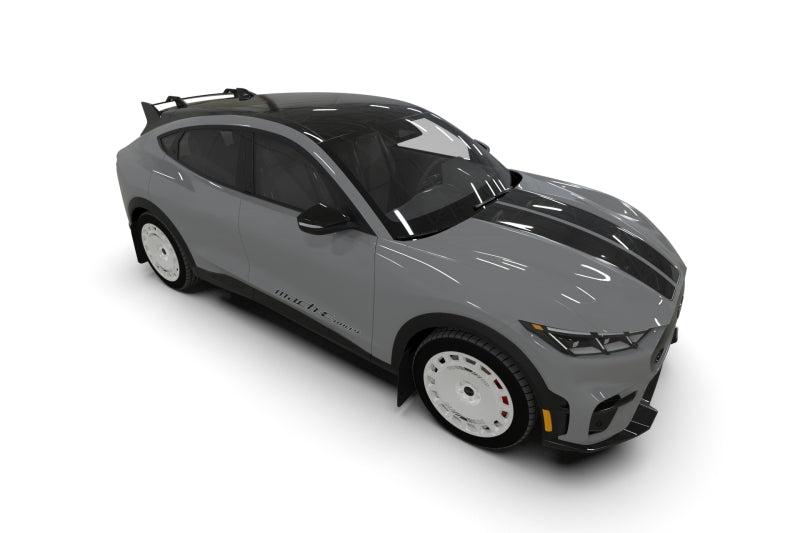 Rally Armor 2021-25 Ford Mach-E Rally Edition Black UR Mud Flap Metallic Black Logo Rally Armor 2021-25 Ford Mach-E Rally Edition Black UR Mud Flap Metallic Black Logo