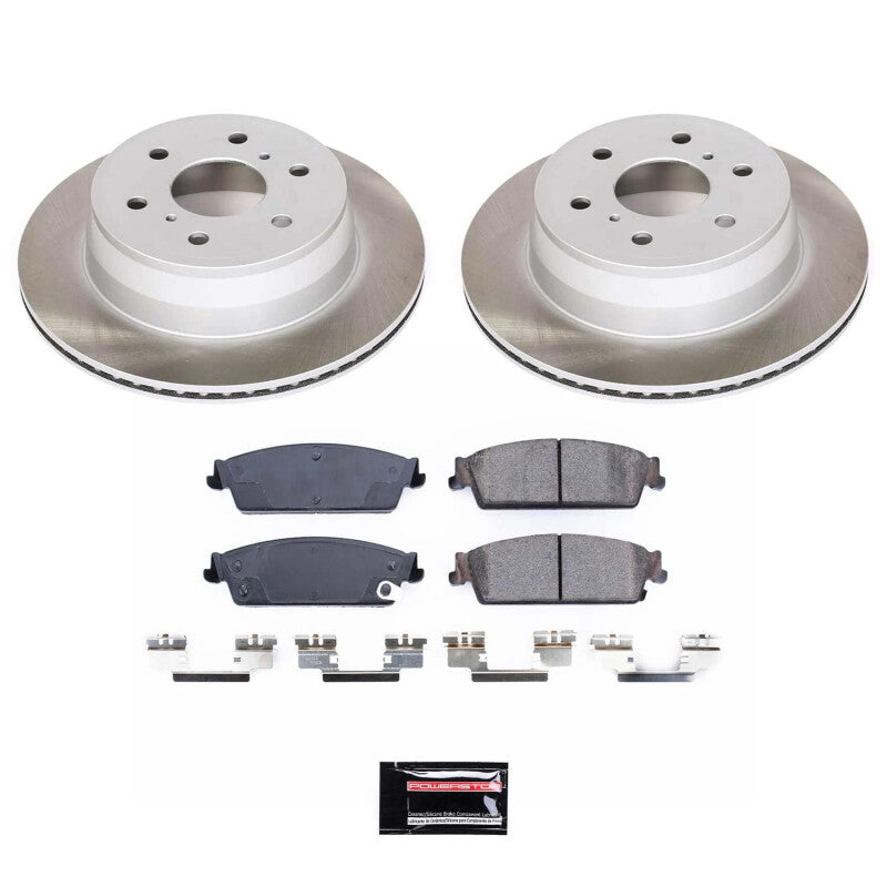 Power Stop 07-14 GMC Yukon XL 1500 Rear Semi-Coated Rotor Kit Power Stop 07-14 GMC Yukon XL 1500 Rear Semi-Coated Rotor Kit