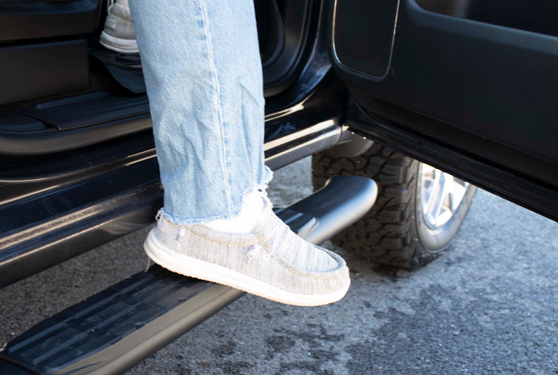 Fishbone Offroad 15-22 Ford F150 Extended Cab Oval Side Steps - Black Textured Fishbone Offroad 15-22 Ford F150 Extended Cab Oval Side Steps - Black Textured