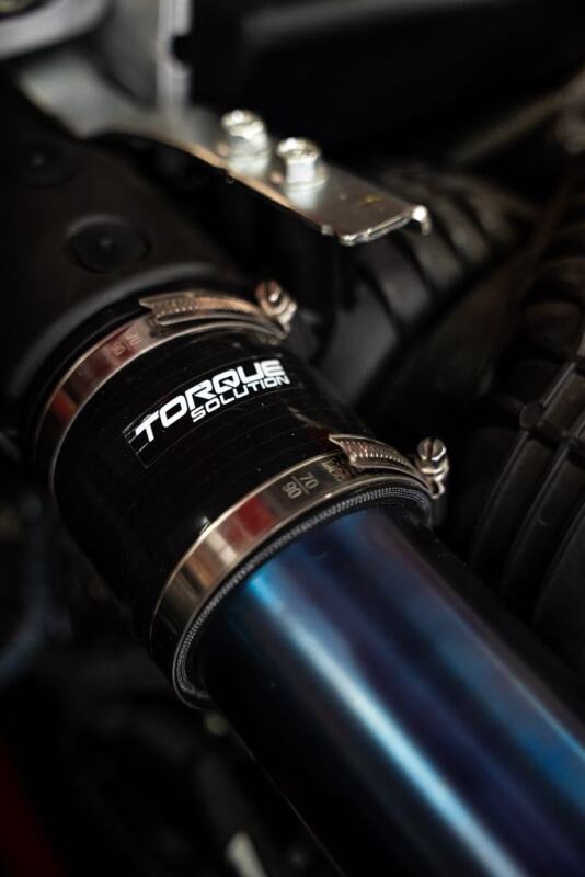 Torque Solution 2022+ Subaru WRX / 19-23 Subaru Ascent Titanium Top Mount Charge Pipe - Brushed Torque Solution 2022+ Subaru WRX / 19-23 Subaru Ascent Titanium Top Mount Charge Pipe - Brushed