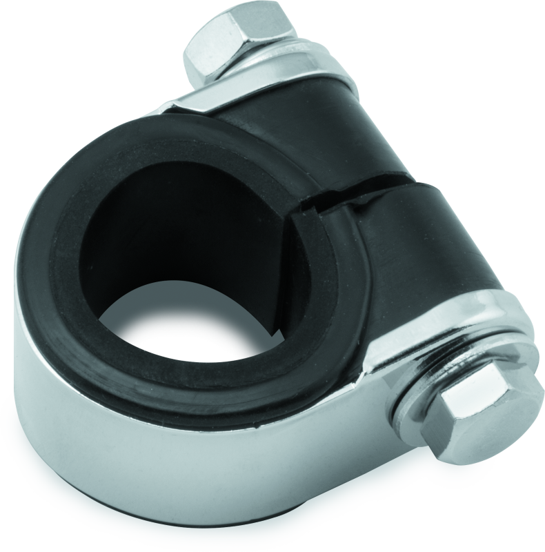 Bikers Choice Chrome Handlebar Gauge Clamp Universal Custom Bikers Choice Chrome Handlebar Gauge Clamp Universal Custom