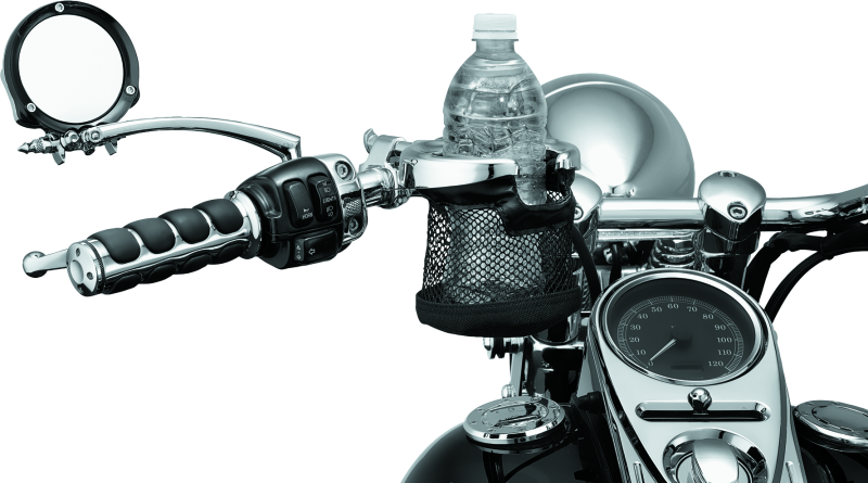 Kuryakyn Drink Holder with Mesh Basket 1 inch Clamp Chrome Kuryakyn Drink Holder with Mesh Basket 1 inch Clamp Chrome
