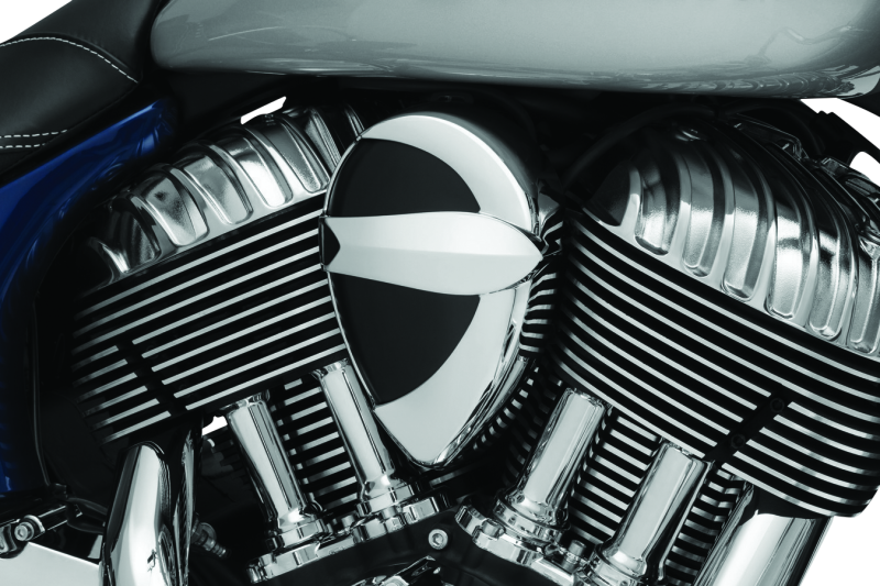 Kuryakyn Horn Cover John Shope Series Chrome Kuryakyn Horn Cover John Shope Series Chrome