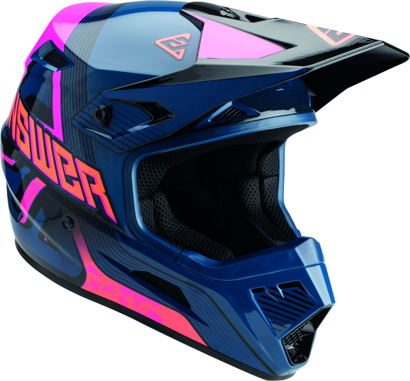 Answer AR1 Vendetta Helmet Dark Blue/Rhodamine/Orange - XL Answer AR1 Vendetta Helmet Dark Blue/Rhodamine/Orange - XL