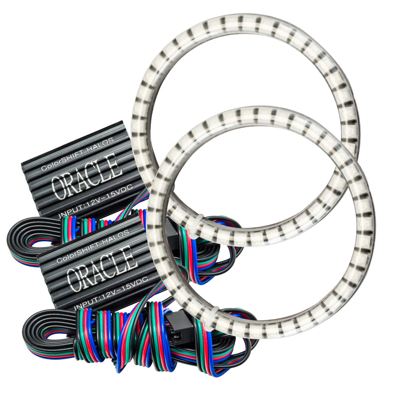 Oracle 15-21 Dodge Challenger Waterproof LED Fog Light Halo Kit - ColorSHIFT Oracle 15-21 Dodge Challenger Waterproof LED Fog Light Halo Kit - ColorSHIFT
