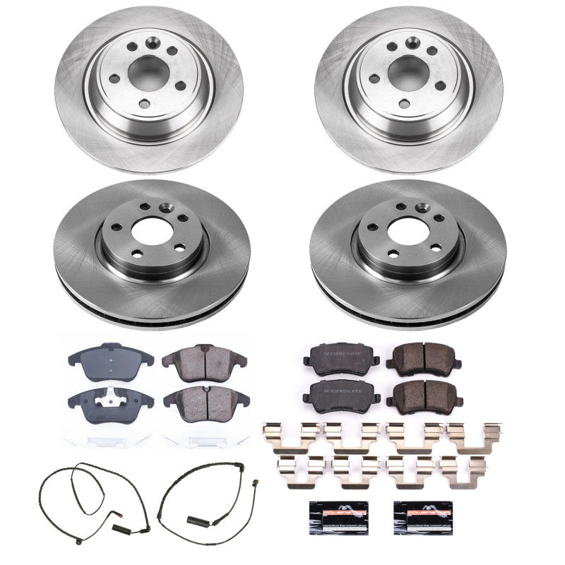 Power Stop 12-15 Land Rover Range Rover Evoque Front & Rear Autospecialty Brake Kit Power Stop 12-15 Land Rover Range Rover Evoque Front & Rear Autospecialty Brake Kit