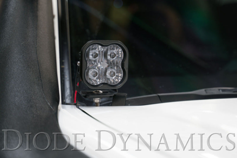 Diode Dynamics 16-21 Toyota Tacoma Stage Series 2in LED Ditch Light Kit - Yellow Pro Combo Diode Dynamics 16-21 Toyota Tacoma Stage Series 2in LED Ditch Light Kit - Yellow Pro Combo