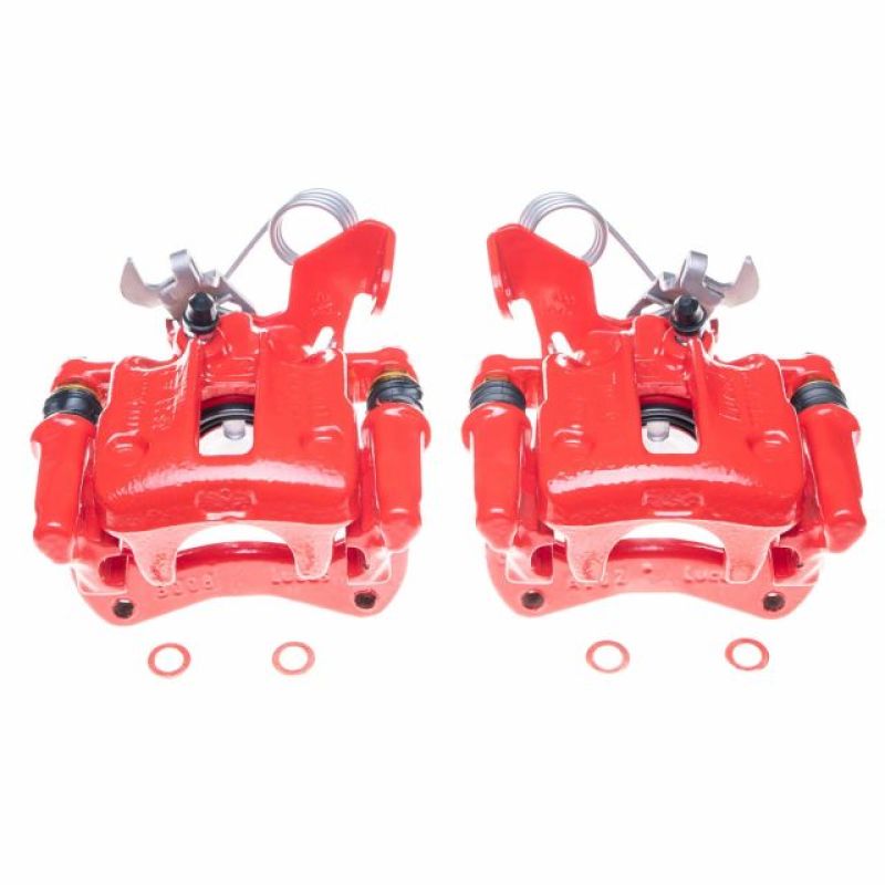 Power Stop 96-01 Audi A4 Quattro Rear Red Calipers - Pair Power Stop 96-01 Audi A4 Quattro Rear Red Calipers - Pair