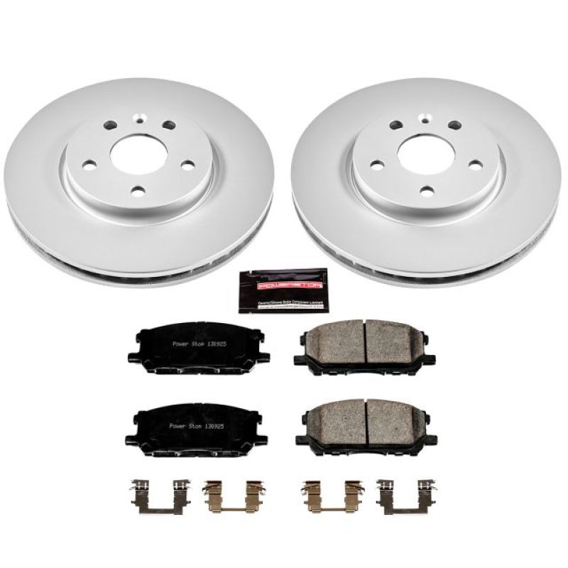 Power Stop 04-06 Lexus RX330 Front Z17 Evolution Geomet Coated Brake Kit Power Stop 04-06 Lexus RX330 Front Z17 Evolution Geomet Coated Brake Kit