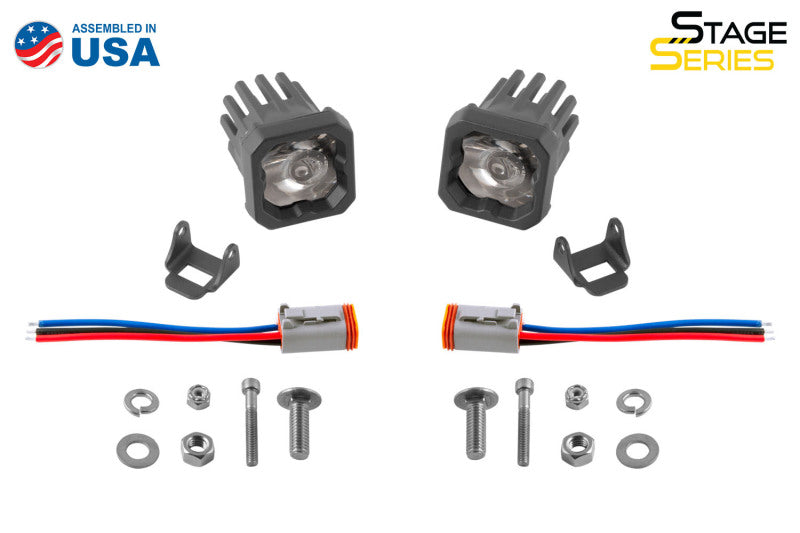 Diode Dynamics Stage Series C1 LED Pod Pro - White Flood Standard ABL (Pair) Diode Dynamics Stage Series C1 LED Pod Pro - White Flood Standard ABL (Pair)