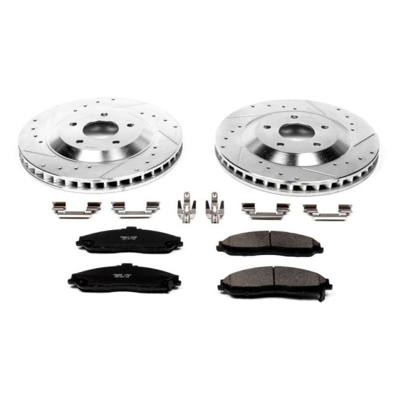 Power Stop 2004 Cadillac XLR Front Z23 Evolution Sport Brake Kit Power Stop 2004 Cadillac XLR Front Z23 Evolution Sport Brake Kit