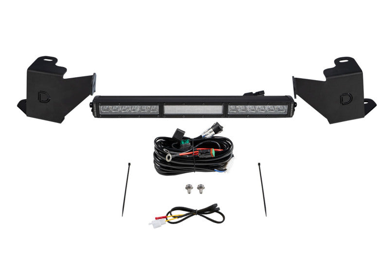 Diode Dynamics 2022 Toyota Tundra Stealth Bumper Light Bar Kit - White Combo Diode Dynamics 2022 Toyota Tundra Stealth Bumper Light Bar Kit - White Combo