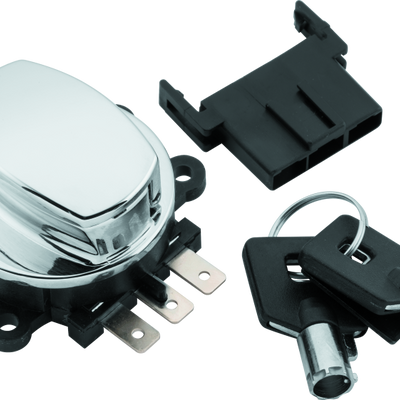 Twin Power 94-13 FLHR Chrome 96-10 Softail 93-08 FXDWG Fat Bob Style Ignition Switch