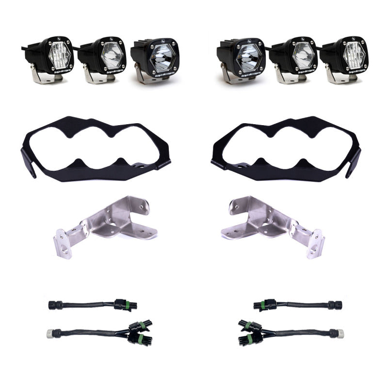 Baja Designs 2024 Can-Am Maverick R Triple S1 Unlimited Headlight Kit Baja Designs 2024 Can-Am Maverick R Triple S1 Unlimited Headlight Kit