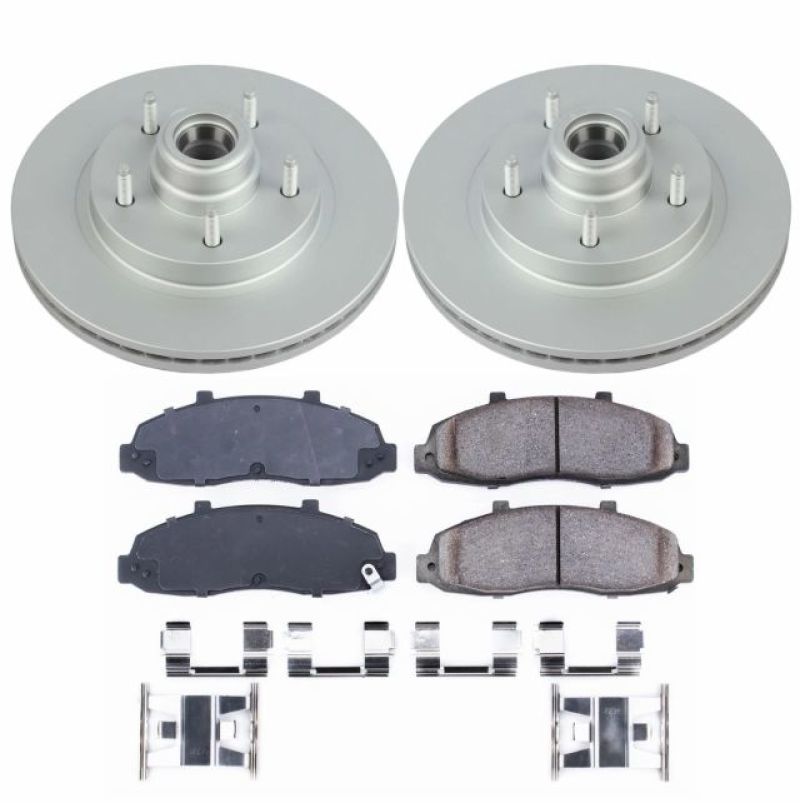 Power Stop 97-00 Ford F-150 Front Z17 Evolution Geomet Coated Brake Kit Power Stop 97-00 Ford F-150 Front Z17 Evolution Geomet Coated Brake Kit