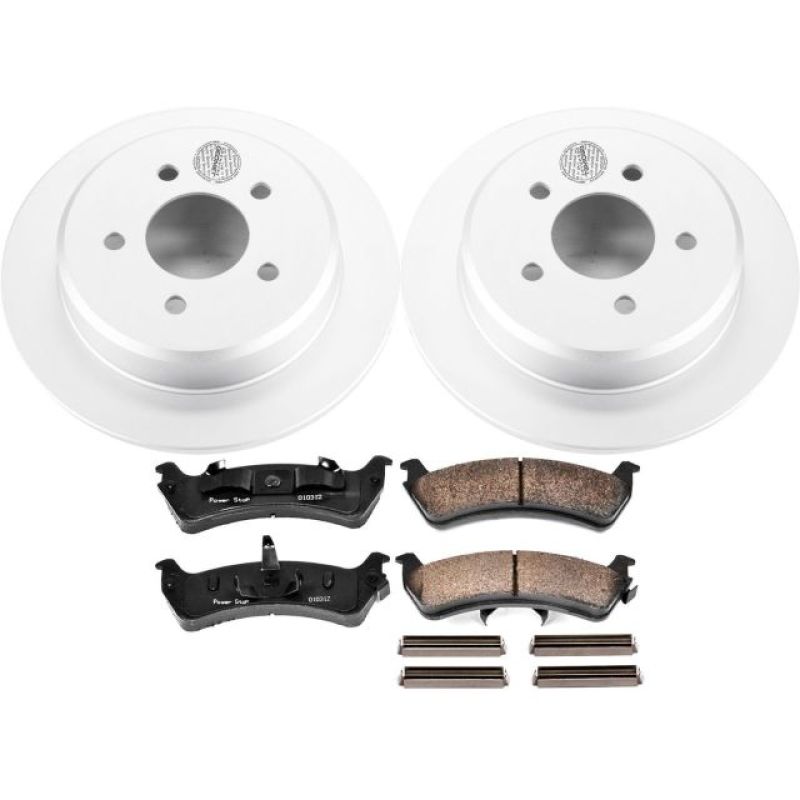 Power Stop 95-01 Ford Explorer Rear Z17 Evolution Geomet Coated Brake Kit Power Stop 95-01 Ford Explorer Rear Z17 Evolution Geomet Coated Brake Kit