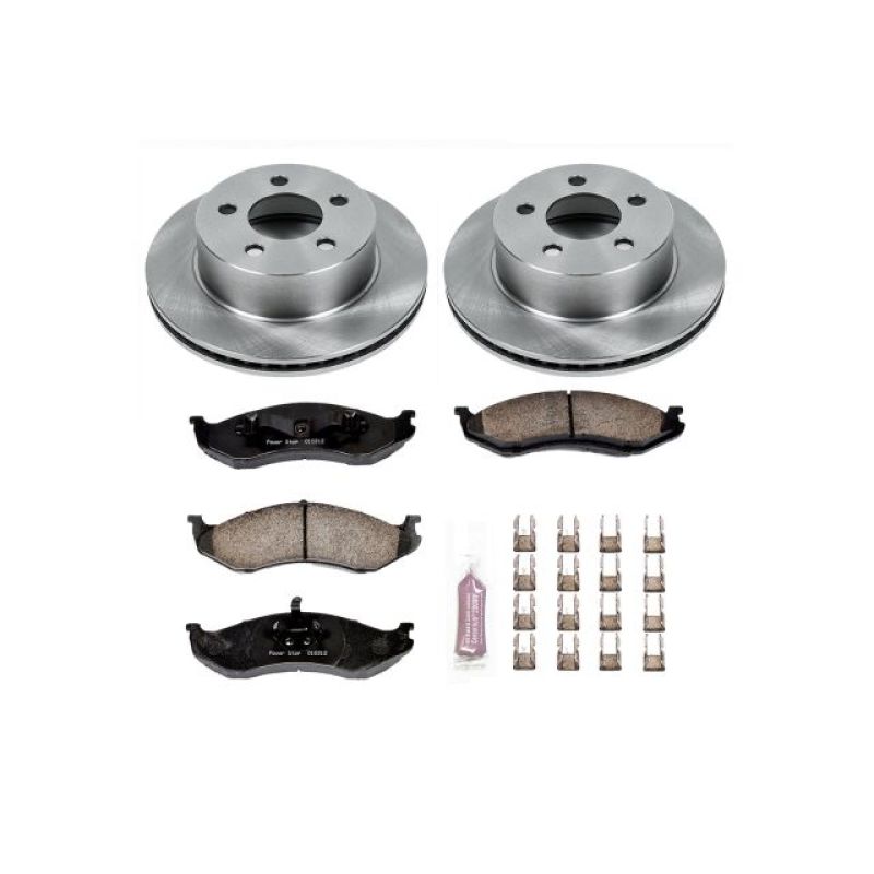 Power Stop 99-01 Jeep Cherokee Front Autospecialty Brake Kit Power Stop 99-01 Jeep Cherokee Front Autospecialty Brake Kit