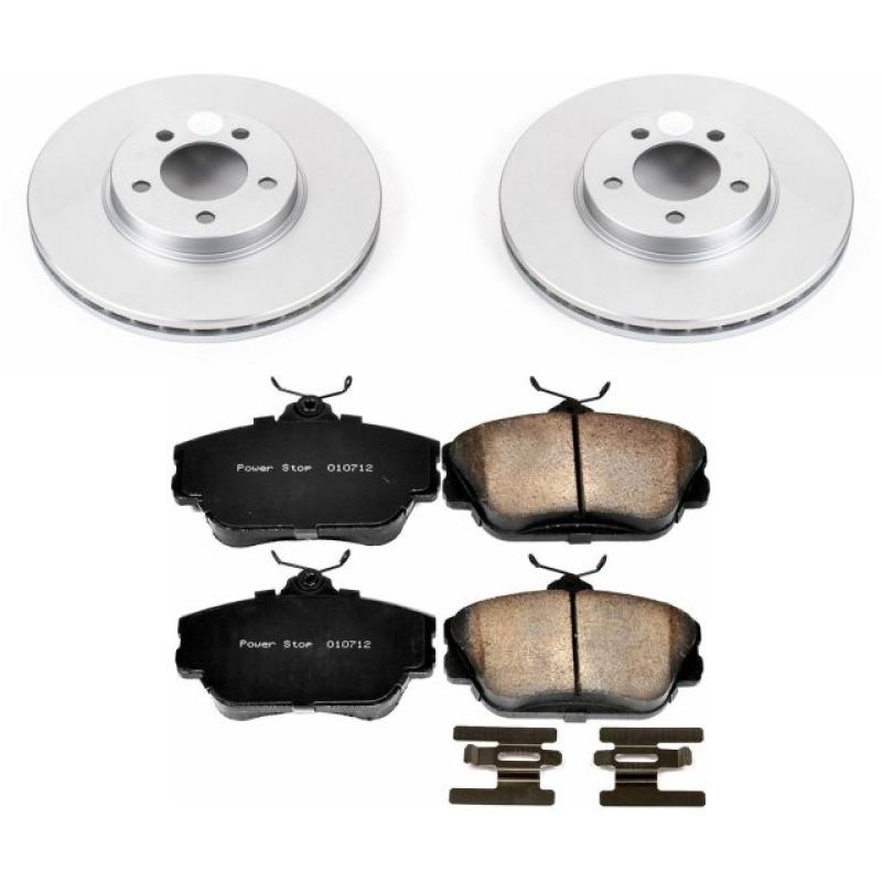 Power Stop 96-99 Ford Taurus Front Z17 Evolution Geomet Coated Brake Kit Power Stop 96-99 Ford Taurus Front Z17 Evolution Geomet Coated Brake Kit