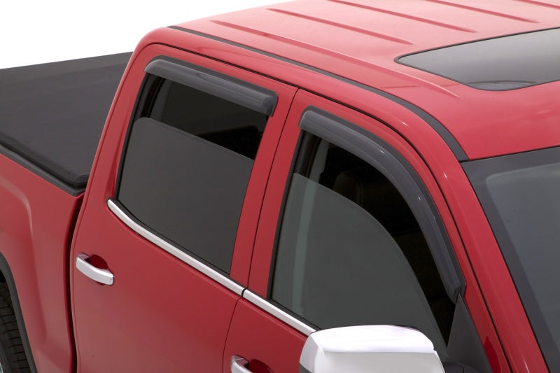 AVS 15-18 Chevy Silverado 2500 Crew Cab Ventvisor Outside Mount Window Deflectors 4pc - Smoke AVS 15-18 Chevy Silverado 2500 Crew Cab Ventvisor Outside Mount Window Deflectors 4pc - Smoke