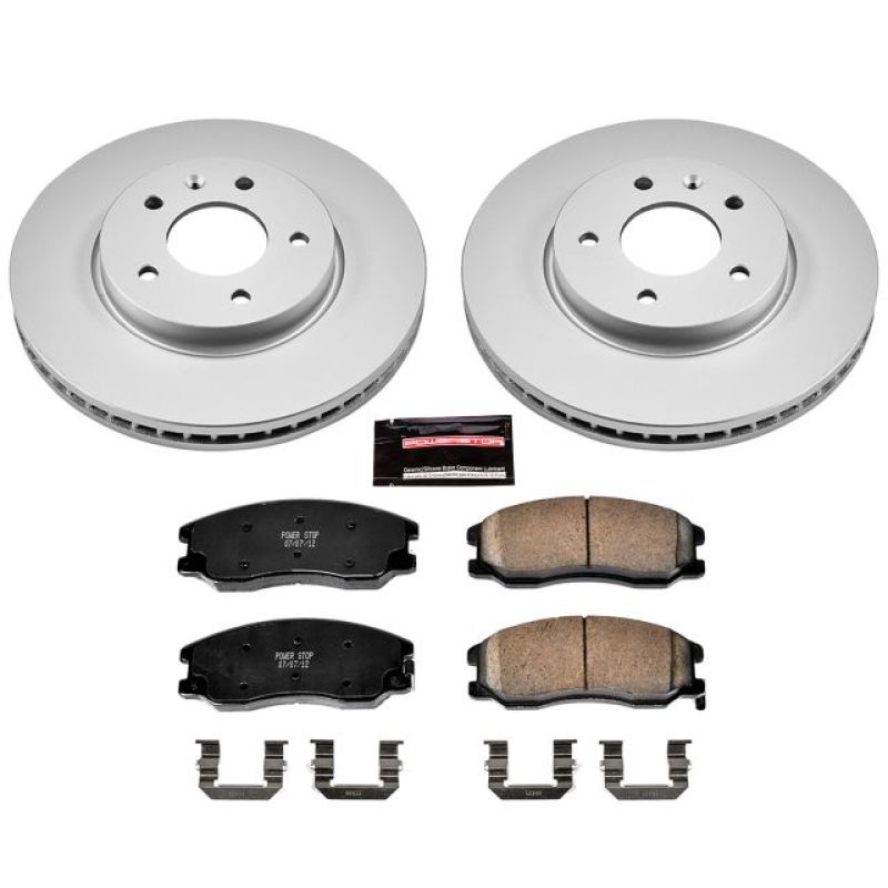 Power Stop 12-15 Chevrolet Captiva Sport Front Z17 Evolution Geomet Coated Brake Kit Power Stop 12-15 Chevrolet Captiva Sport Front Z17 Evolution Geomet Coated Brake Kit