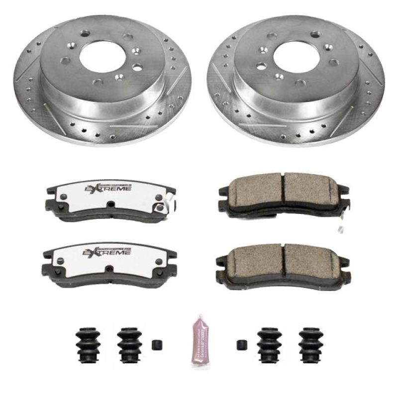 Power Stop 08-09 Buick Allure Rear Z26 Street Warrior Brake Kit Power Stop 08-09 Buick Allure Rear Z26 Street Warrior Brake Kit