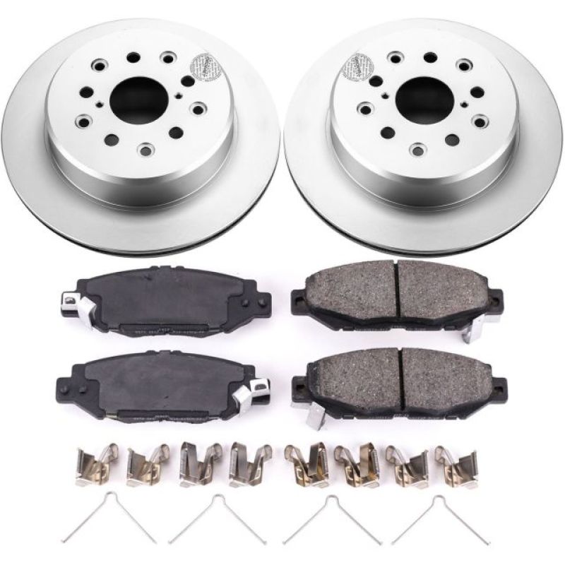 Power Stop 93-97 Lexus GS300 Rear Z17 Evolution Geomet Coated Brake Kit Power Stop 93-97 Lexus GS300 Rear Z17 Evolution Geomet Coated Brake Kit