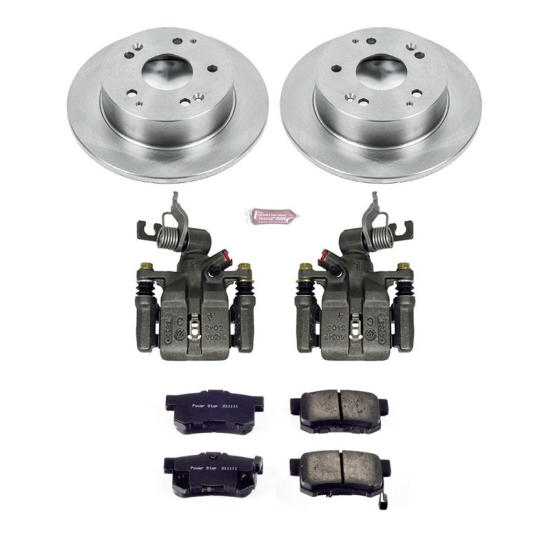 Power Stop 98-02 Honda Accord Rear Autospecialty Brake Kit w/Calipers Power Stop 98-02 Honda Accord Rear Autospecialty Brake Kit w/Calipers
