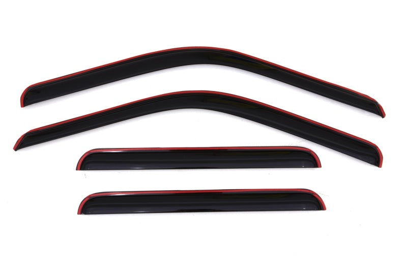 AVS 99-16 Ford F-250 Supercrew Ventvisor In-Channel Front & Rear Window Deflectors 4pc - Smoke AVS 99-16 Ford F-250 Supercrew Ventvisor In-Channel Front & Rear Window Deflectors 4pc - Smoke