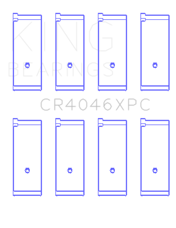 King Engine Bearings Honda B20B4/B20Z2/D16 Series/Zc/16V (Size +.026mm) Connecting Rod Bearing Set King Engine Bearings Honda B20B4/B20Z2/D16 Series/Zc/16V (Size +.026mm) Connecting Rod Bearing Set