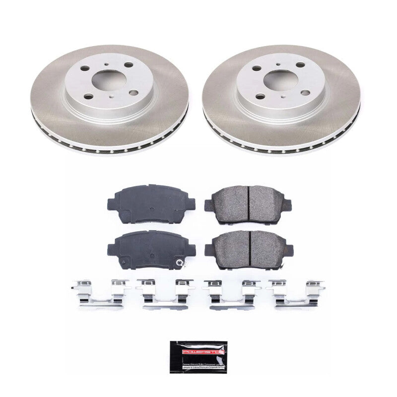Power Stop 01-03 Toyota Prius Front Semi-Coated Rotor Kit Power Stop 01-03 Toyota Prius Front Semi-Coated Rotor Kit