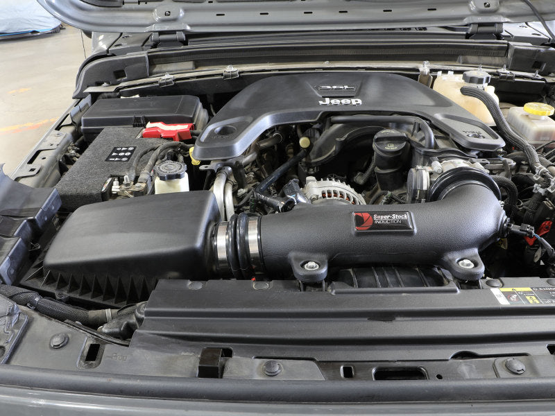 aFe Super Stock Induction System Pro 5R Media Jeep 18-21 Wrangler JL / 20-21 Gladiator JT V6-3.6L aFe Super Stock Induction System Pro 5R Media Jeep 18-21 Wrangler JL / 20-21 Gladiator JT V6-3.6L