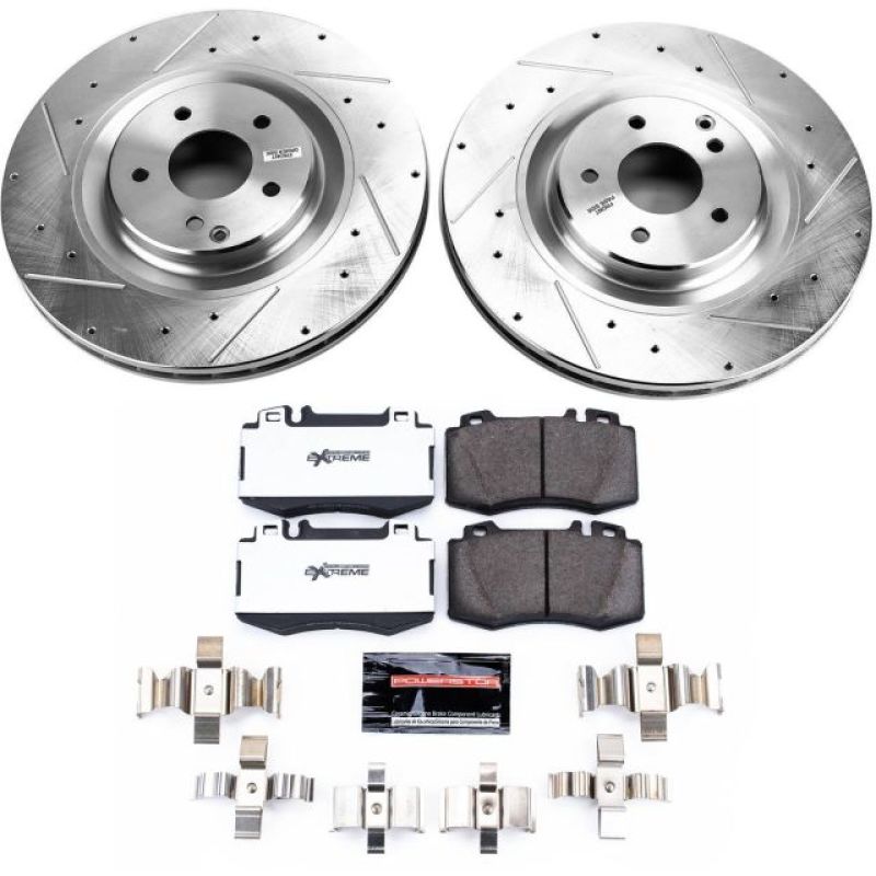 Power Stop 03-06 Mercedes-Benz CLK500 Front Z26 Street Warrior Brake Kit Power Stop 03-06 Mercedes-Benz CLK500 Front Z26 Street Warrior Brake Kit
