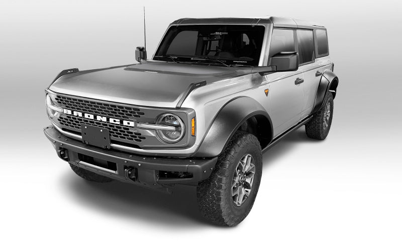 Bushwacker 2021+ Ford Bronco 4-Door Extend-A-Flares 4pc - Black Bushwacker 2021+ Ford Bronco 4-Door Extend-A-Flares 4pc - Black