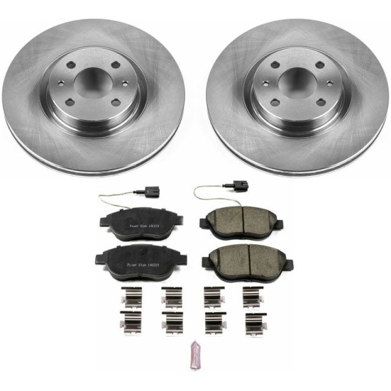 Power Stop 12-18 Fiat 500 Front Autospecialty Brake Kit Power Stop 12-18 Fiat 500 Front Autospecialty Brake Kit