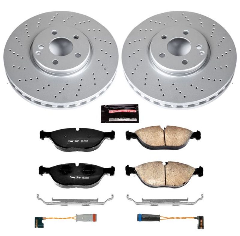Power Stop 04-05 Mercedes-Benz E500 Front Z23 Evolution Sport Coated Brake Kit Power Stop 04-05 Mercedes-Benz E500 Front Z23 Evolution Sport Coated Brake Kit