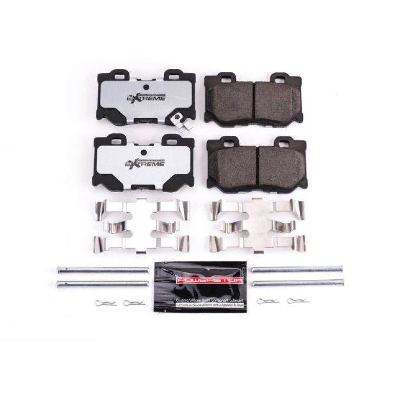 Power Stop 09-13 Infiniti FX50 Rear Z26 Extreme Street Brake Pads w/Hardware Power Stop 09-13 Infiniti FX50 Rear Z26 Extreme Street Brake Pads w/Hardware