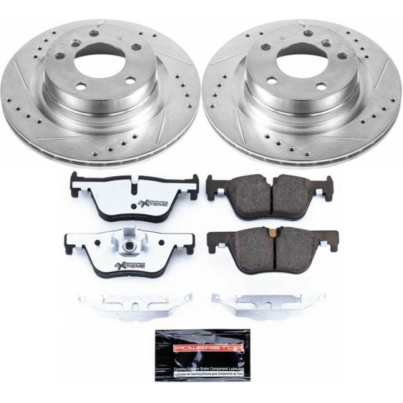 Power Stop 14-16 BMW 228i Rear Z26 Street Warrior Brake Kit Power Stop 14-16 BMW 228i Rear Z26 Street Warrior Brake Kit