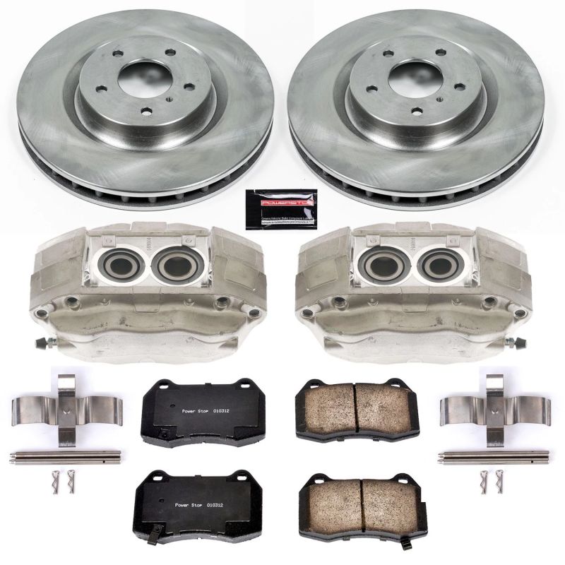 Power Stop 03-04 Infiniti G35 Front Autospecialty Brake Kit w/Calipers Power Stop 03-04 Infiniti G35 Front Autospecialty Brake Kit w/Calipers