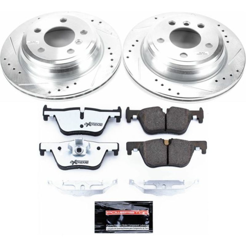 Power Stop 13-18 BMW 320i xDrive Rear Z26 Street Warrior Brake Kit Power Stop 13-18 BMW 320i xDrive Rear Z26 Street Warrior Brake Kit