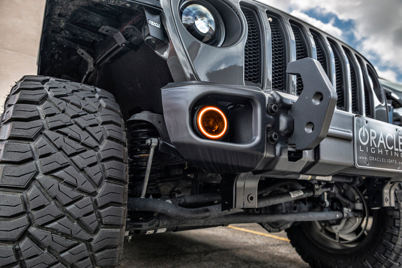 Oracle Jeep Wrangler JK/JL/JT High Performance W LED Fog Lights - w/o Controller Oracle Jeep Wrangler JK/JL/JT High Performance W LED Fog Lights - w/o Controller