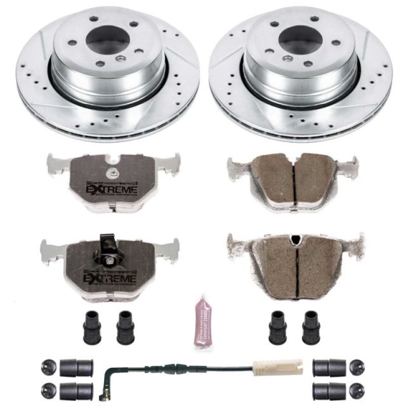 Power Stop 06-07 BMW 530xi Rear Z26 Street Warrior Brake Kit Power Stop 06-07 BMW 530xi Rear Z26 Street Warrior Brake Kit