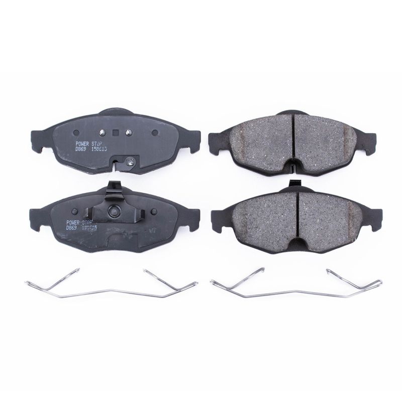 Power Stop 01-06 Chrysler Sebring Front Z17 Evolution Ceramic Brake Pads w/Hardware Power Stop 01-06 Chrysler Sebring Front Z17 Evolution Ceramic Brake Pads w/Hardware