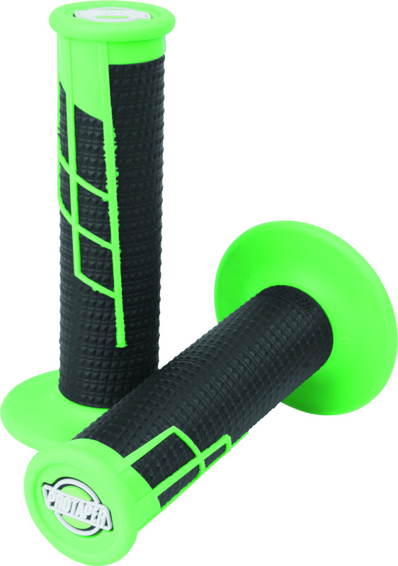 ProTaper Clamp-On 1/2 Waffle Grips - Neon Green/Black ProTaper Clamp-On 1/2 Waffle Grips - Neon Green/Black