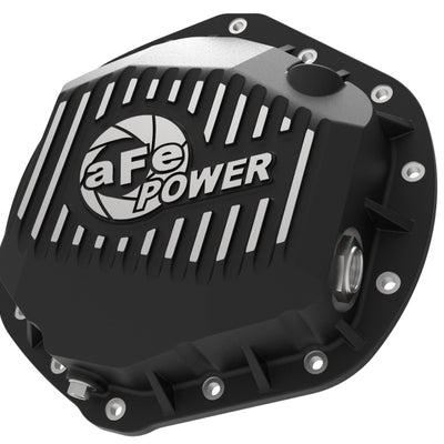 aFe Power Pro Series Rear Differential Cover Black w/ Machined Fins 14-18 Dodge Trucks 2500/3500